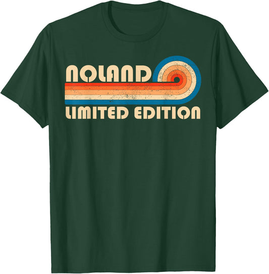 NOLAND Surname Retro Vintage 80s 90s Birthday Reunion T-Shirt - T-Shirt | Forest