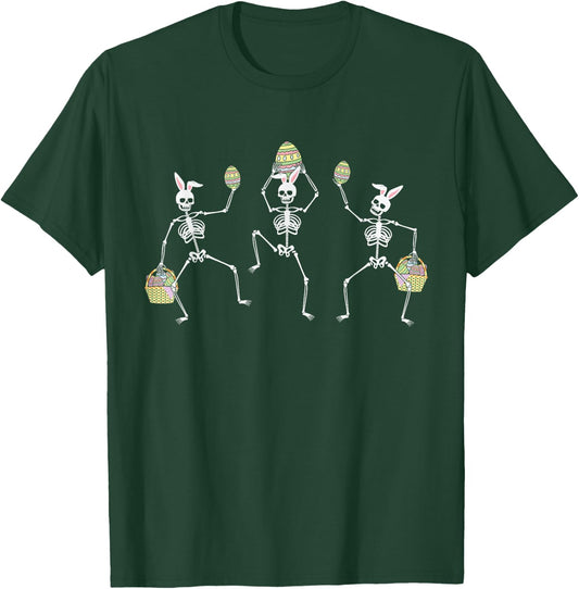 Dancing Skeletons Easter Eggs T-Shirt - T-Shirt | Forest