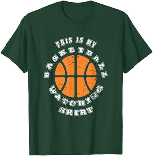 This Is My Basketball Watching Shirt - Basketball Lover T-Shirt - T-Shirt | Forest