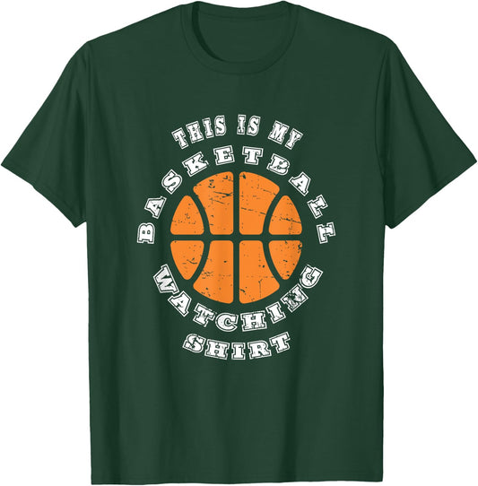 This Is My Basketball Watching Shirt - Basketball Lover T-Shirt - T-Shirt | Forest