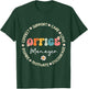 Cute Office Manager Squad Appreciation Week Back to School T-Shirt - T-Shirt | Forest