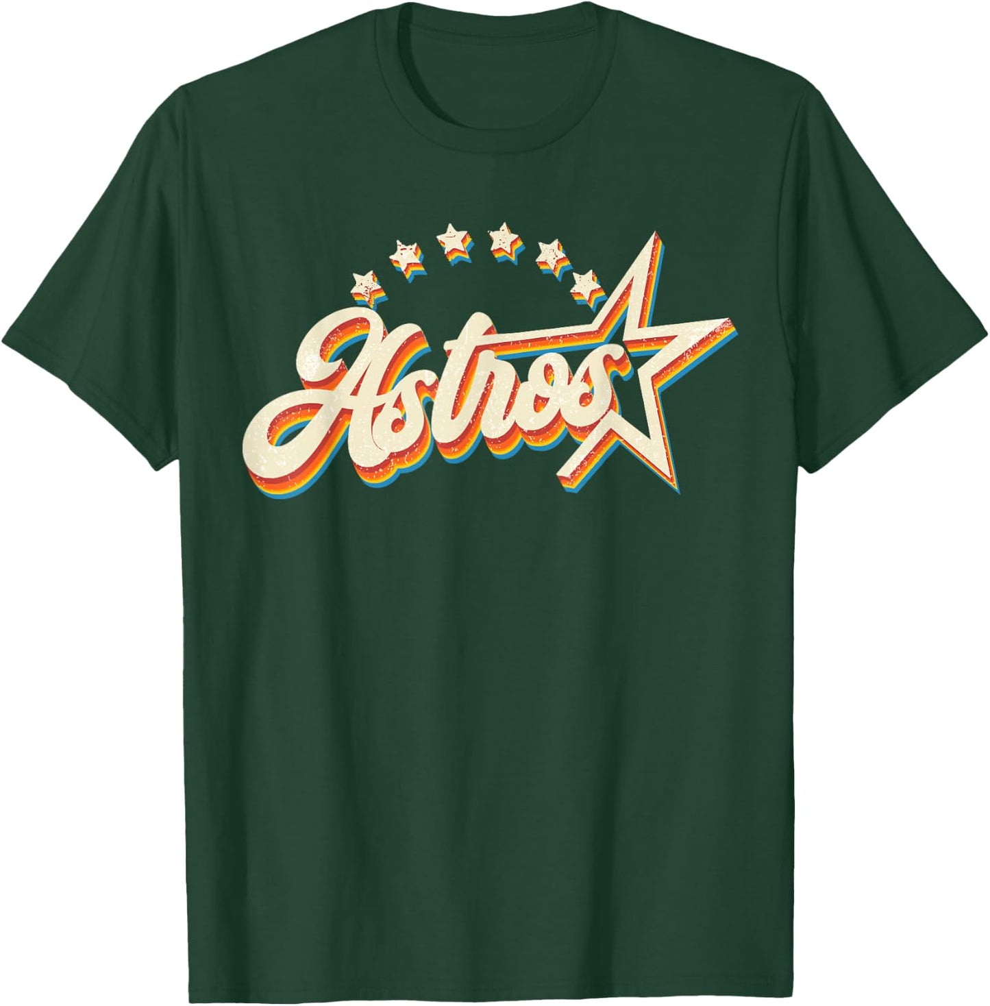 Astros Name Personalized Vintage Retro Gift Women T-Shirt - T-Shirt | Forest
