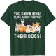 Cute Dog Design Women Kids Dog Lovers I Like Dogs T-Shirt - T-Shirt | Forest