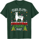 This is My Christmas Pajama Alpaca Ugly Xmas Sweater T-Shirt - T-Shirt | Forest