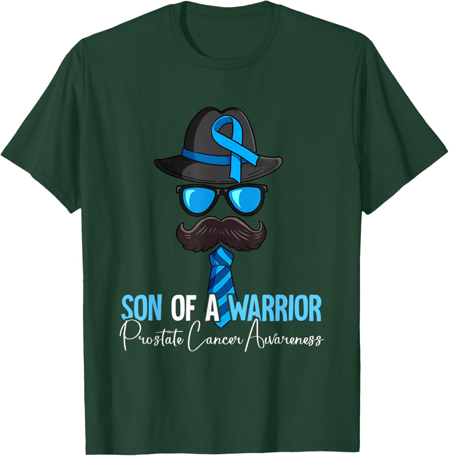 Son Of A Warrior Prostate Cancer Awareness T-Shirt - T-Shirt | Forest