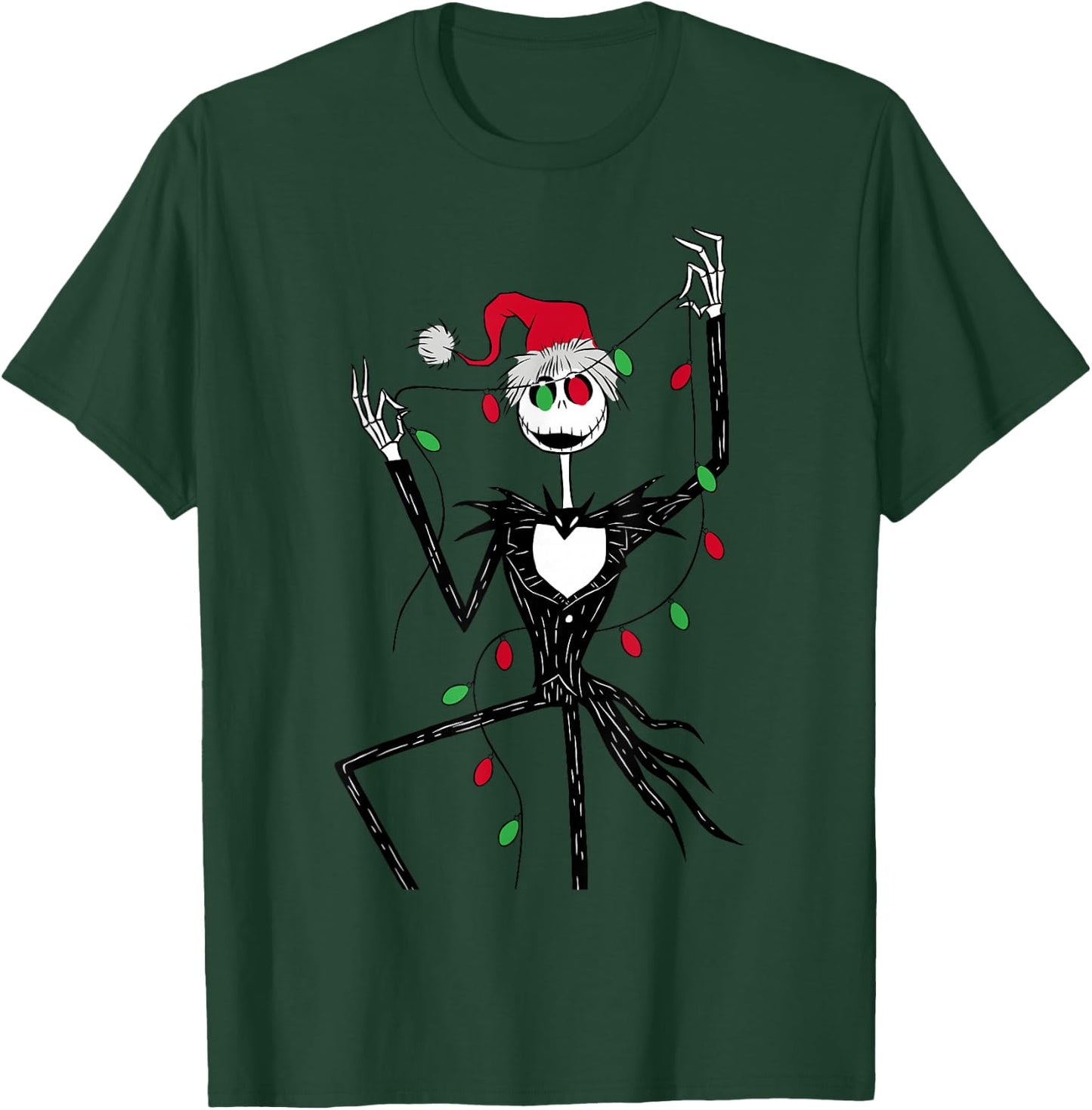 Disney The Nightmare Before Christmas Jack String Lights T-Shirt - T-Shirt | Forest