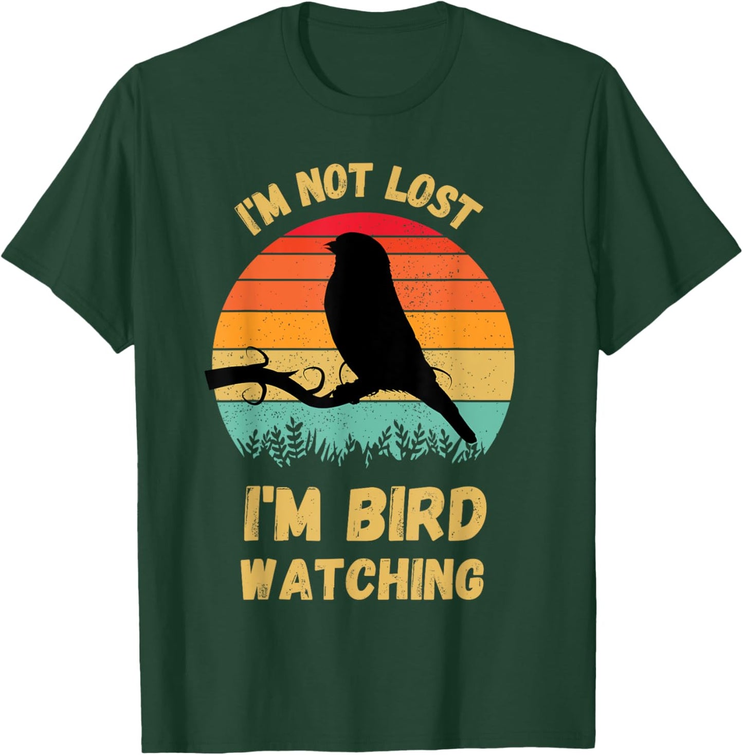 Cool Bird Watching Design Women Bird Watcher Birder T-Shirt - T-Shirt | Forest