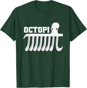 Octopus Octopi Math T-Shirt - T-Shirt | Forest