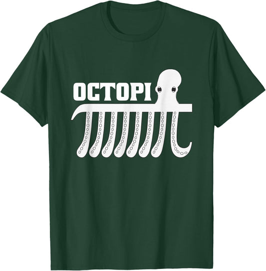 Octopus Octopi Math T-Shirt - T-Shirt | Forest