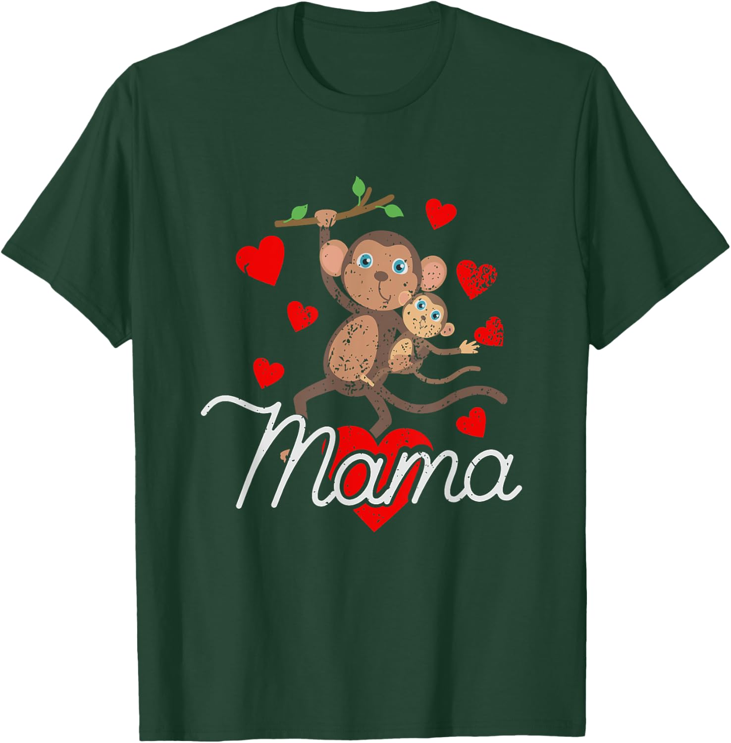 Mama monkey T-Shirt - T-Shirt | Forest