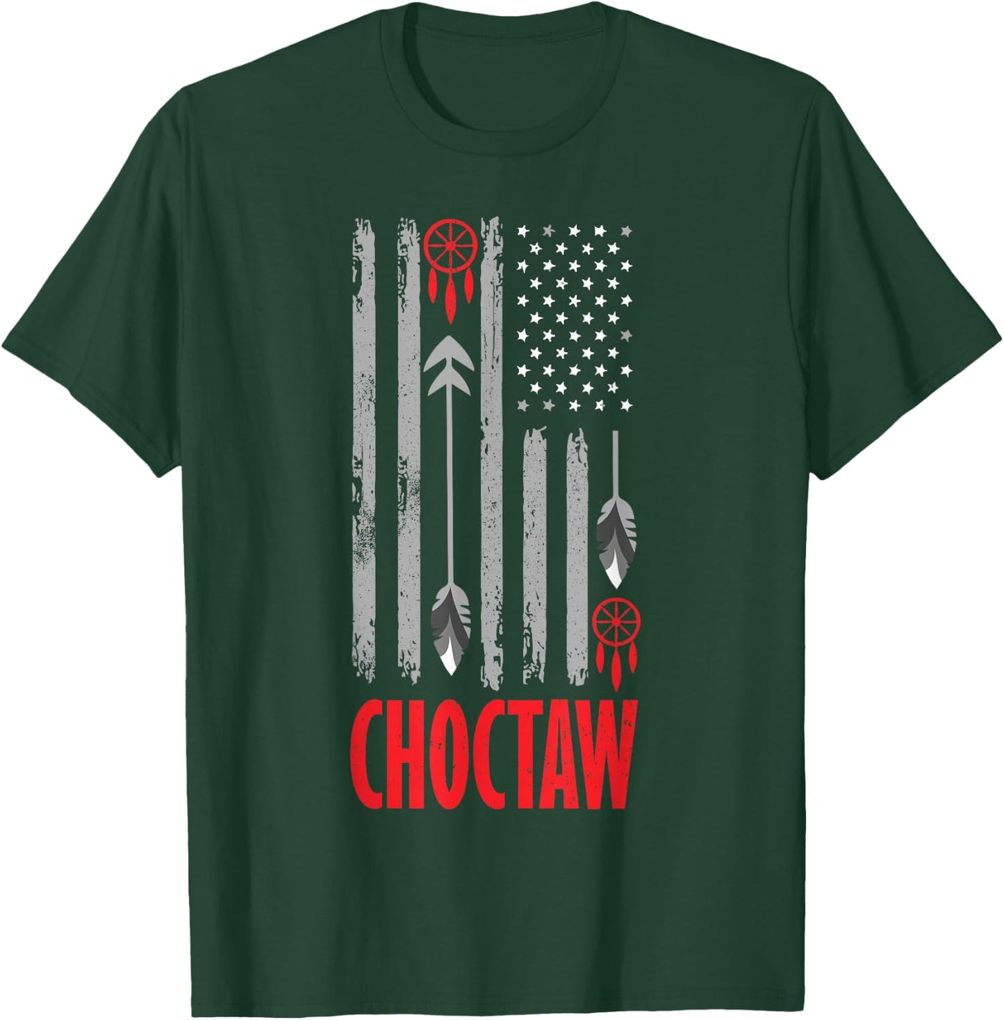 Choctaw Tribe Native American Day Indigenous Peoples Day Men T-Shirt - T-Shirt | Forest