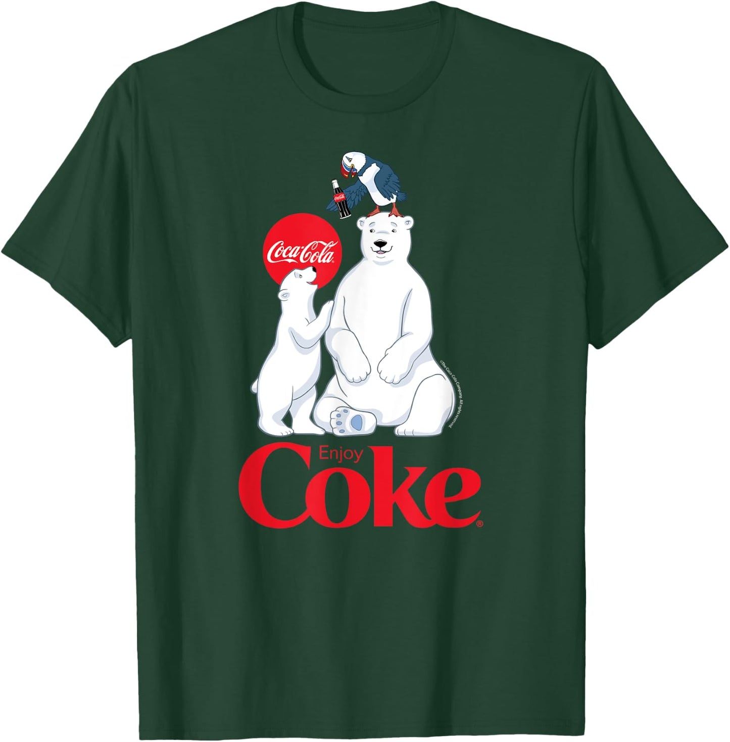 Coca-Cola - Polar Bears And Coca-Cola T-Shirt - T-Shirt | Forest