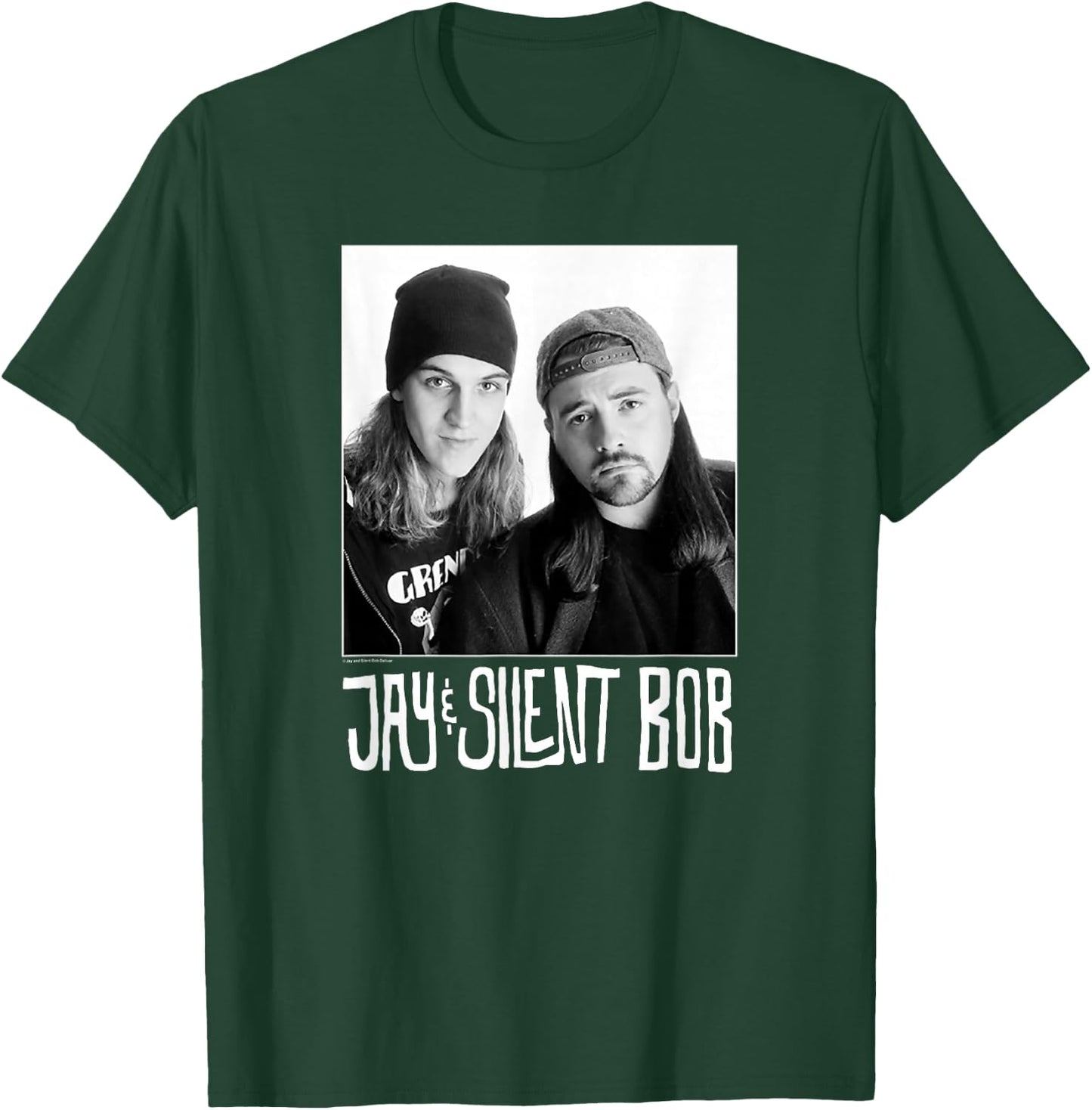 Jay and Silent Bob Photograph T-Shirt - T-Shirt | Forest