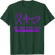 His Fight Is My Fight Ribbon Pancreatic Cancer Awareness T-Shirt - T-Shirt | Forest