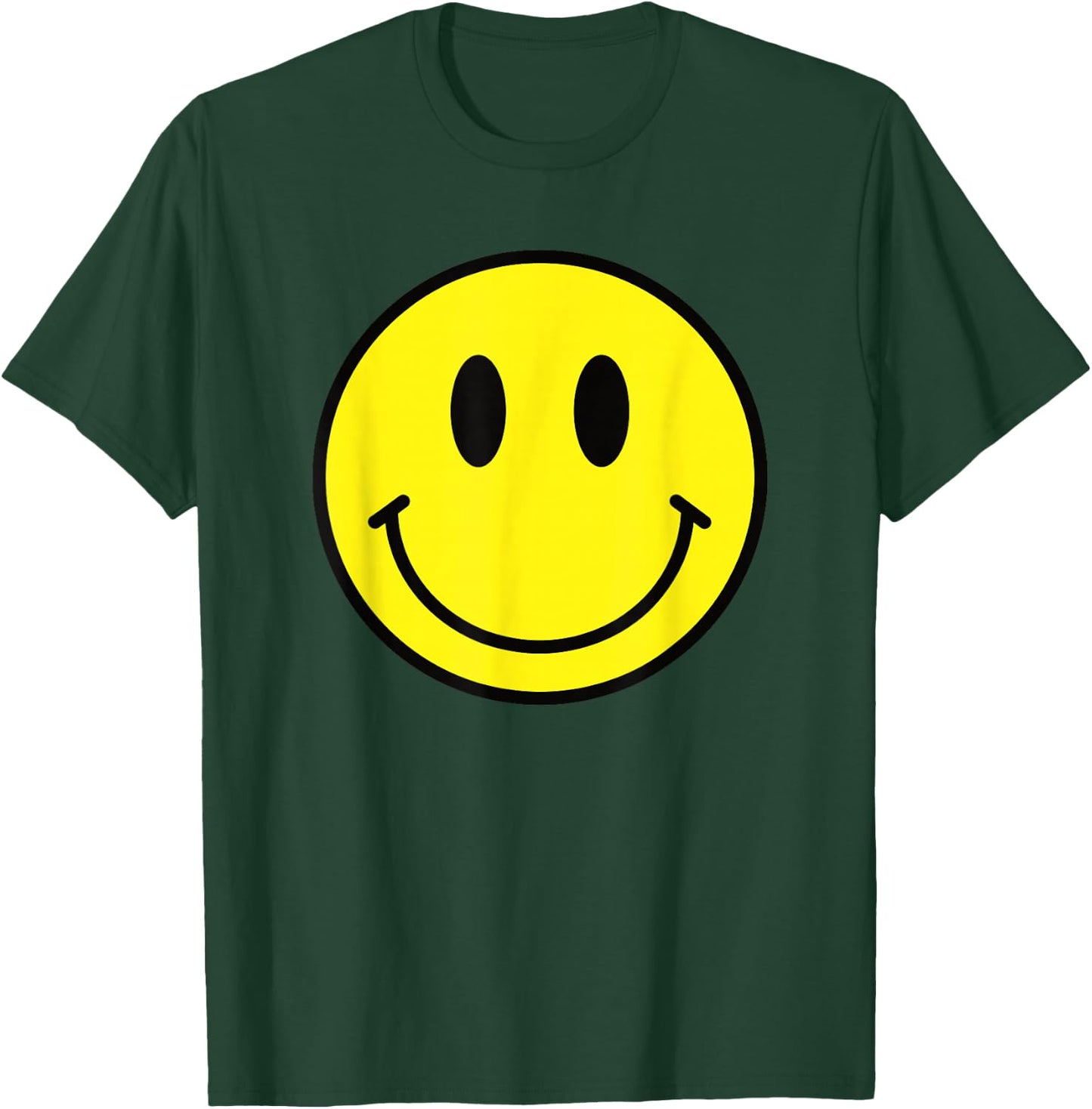 Yellow Smile Face Shirt Cute Happy Peace Smiling Face Kids T-Shirt - T-Shirt | Forest