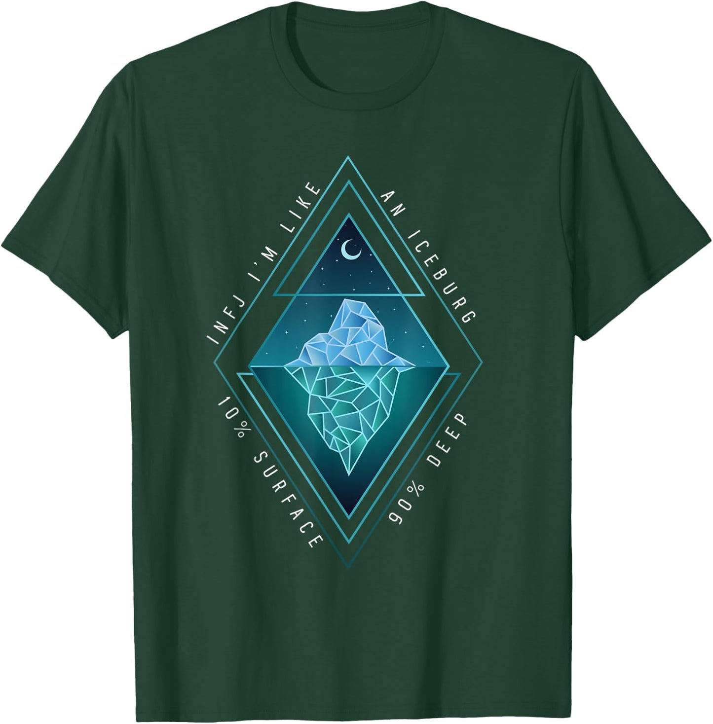 INFJ Pride - INFJ I'm Like An Iceburg 10% Surface 90% Deep T-Shirt - T-Shirt | Forest