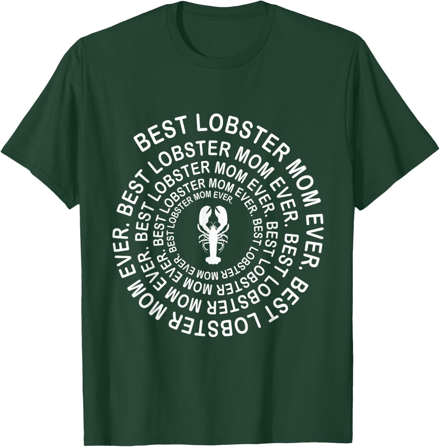 Funny Lobster Mom Spiral Girls Mother's Day T-Shirt - T-Shirt | Forest