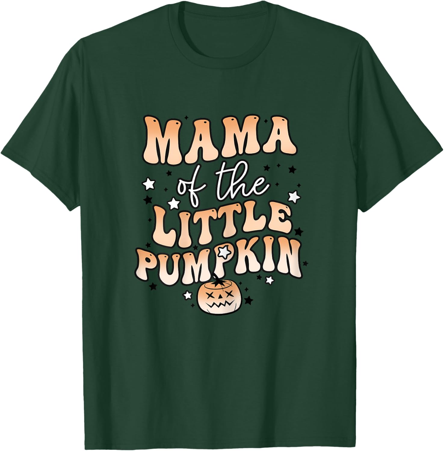 Mama of the Little Pumpkin Halloween Cute Family Matching T-Shirt - T-Shirt | Forest