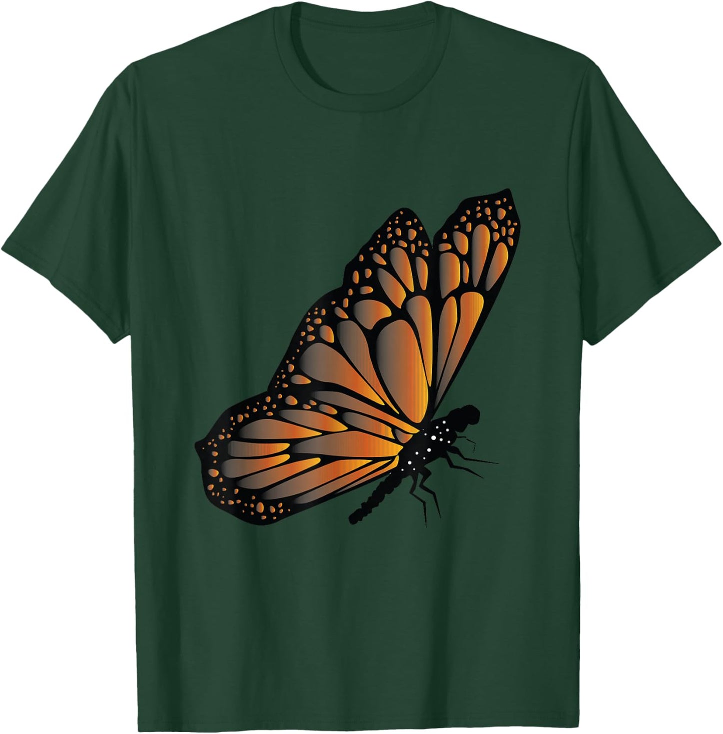 Insect Monarch Butterflies Entomology Monarch Butterfly T-Shirt - T-Shirt | Forest