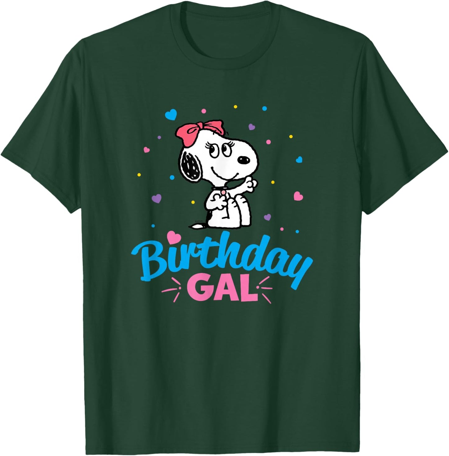 Peanuts Belle Birthday Gal T-Shirt - T-Shirt | Forest