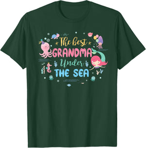 Birthday Girl Shirt The Best Grandma Under The Sea T-Shirt - T-Shirt | Forest