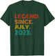 Legend Since July 2023 Vintage Idea 2023 Birth Of Birthday T-Shirt - T-Shirt | Forest