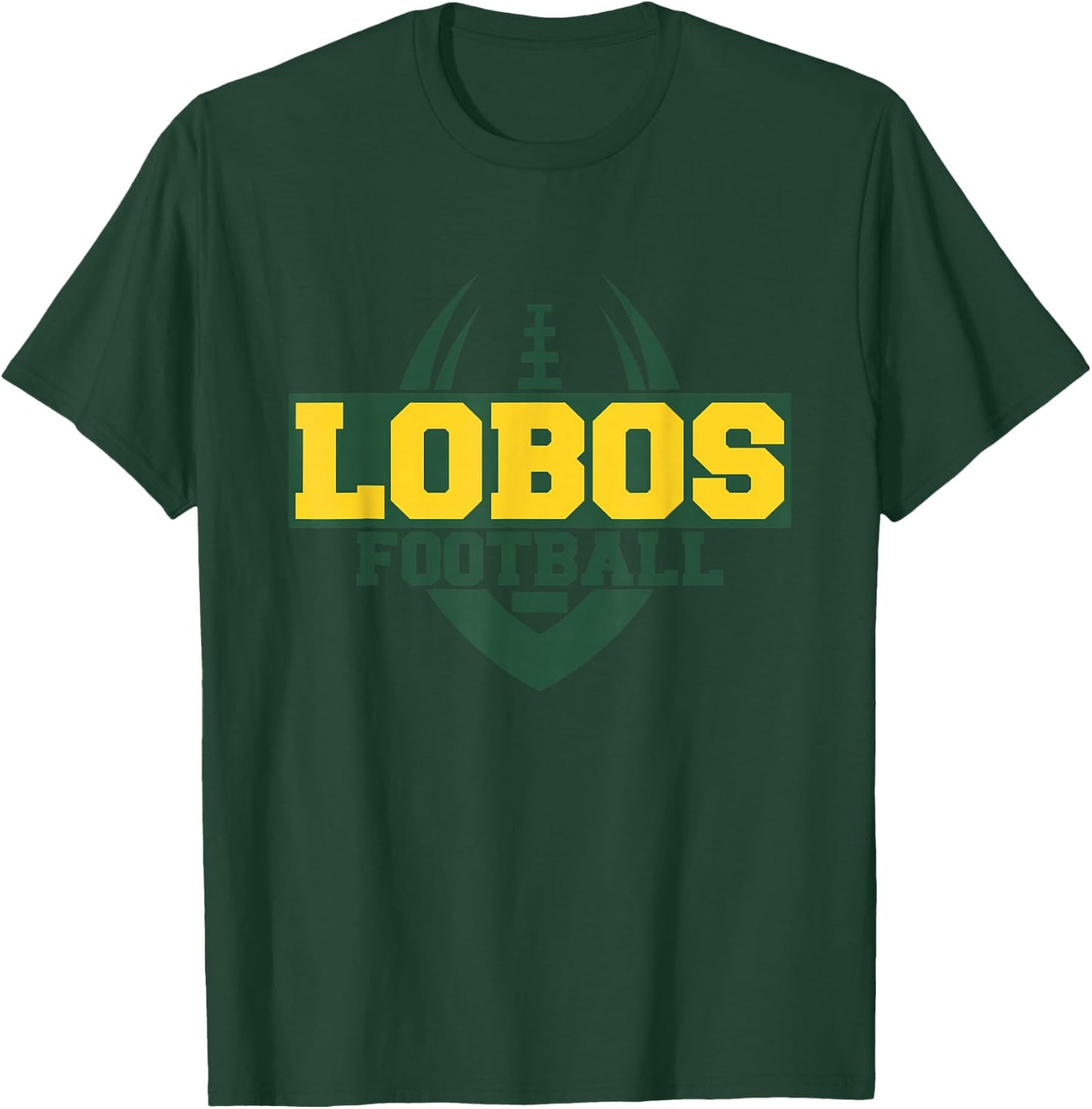 Longview Lobos Football T-Shirt - T-Shirt | Forest