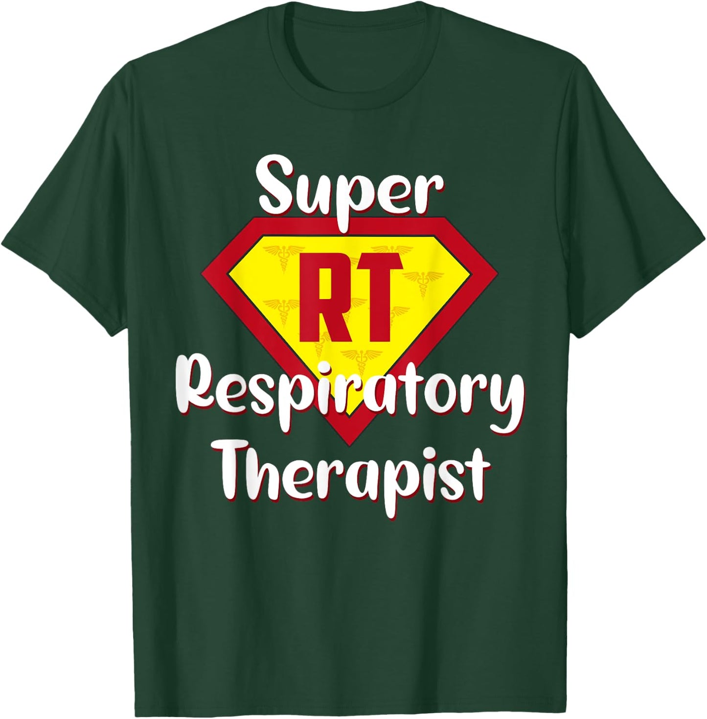 Super Respiratory Therapist Hero RT Life Therapist Gifts T-Shirt - T-Shirt | Forest