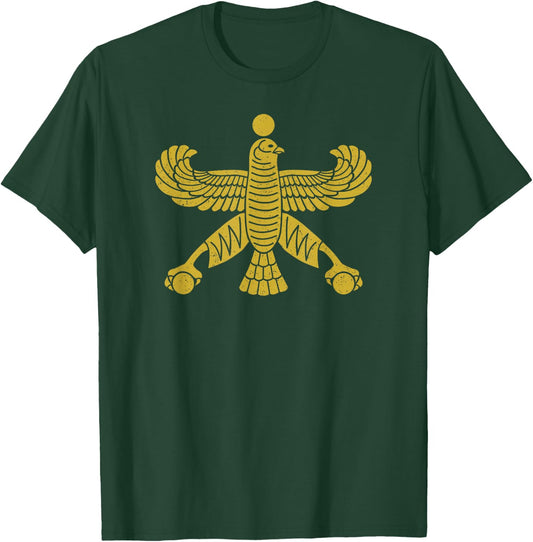 Achaemenid Falcon Symbol Persian Empire Cyrus the Great T-Shirt - T-Shirt | Forest