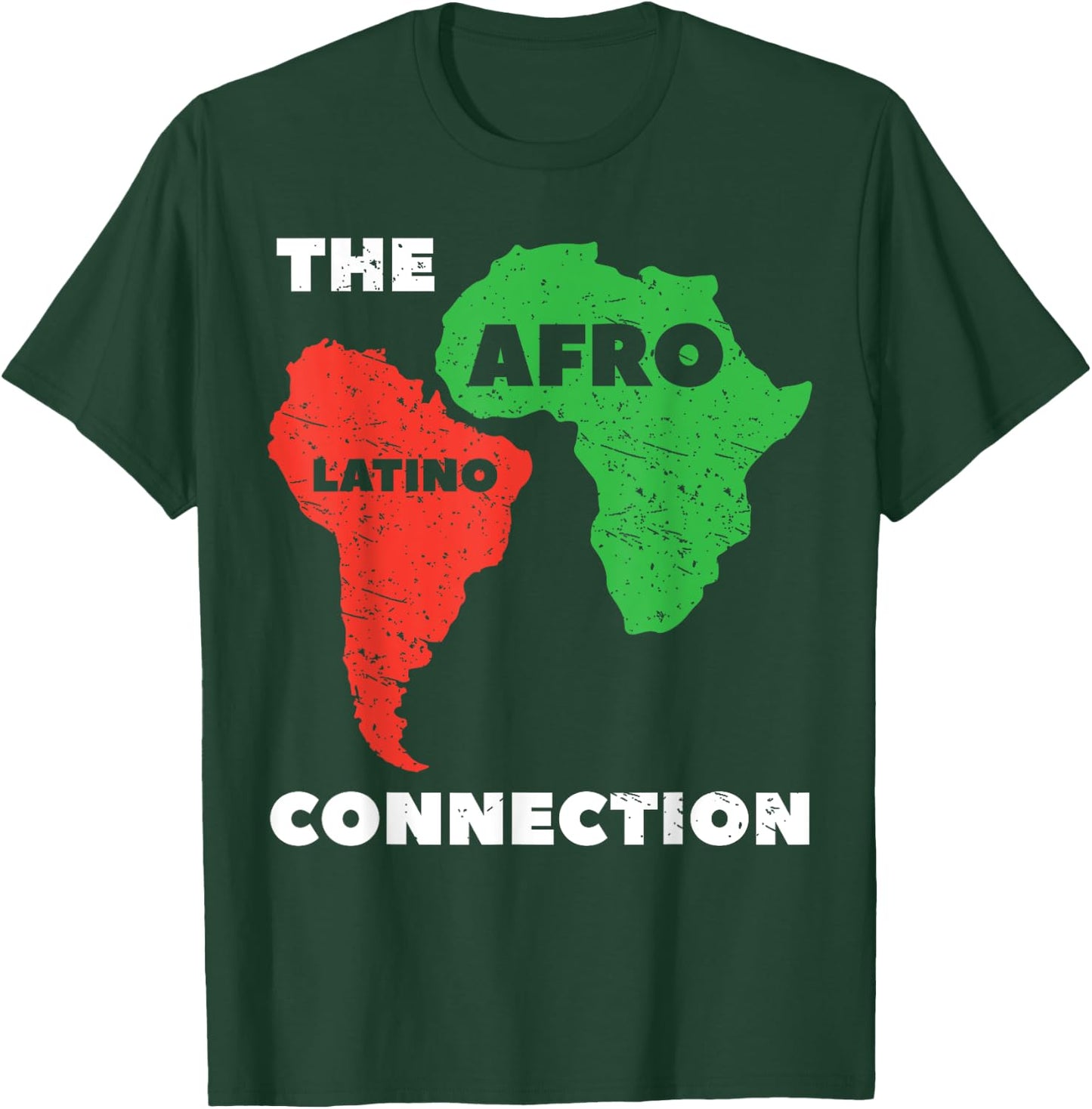 The Afro Latino Connection Afro-Latina Hispanic Pride T-Shirt - T-Shirt | Forest