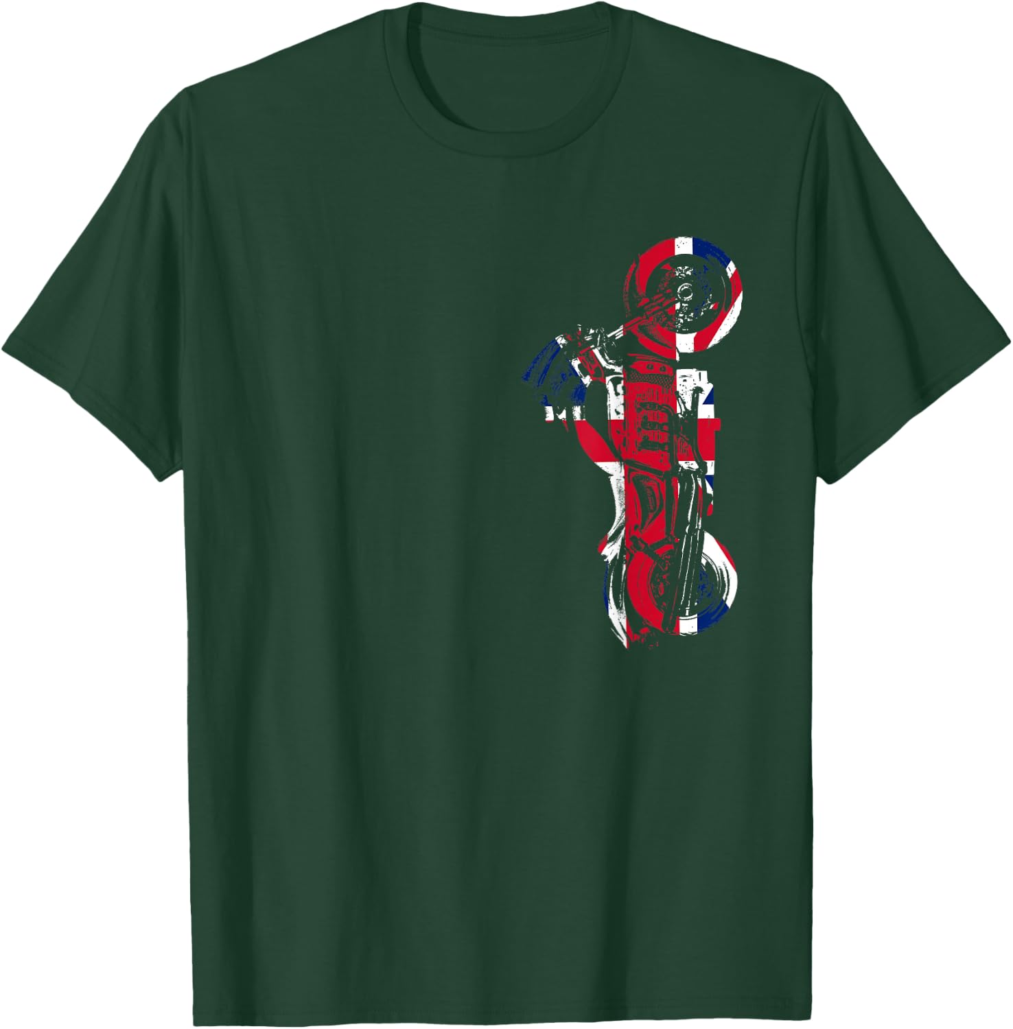Rocket III Motorcycle Union Jack T-Shirt - T-Shirt | Forest