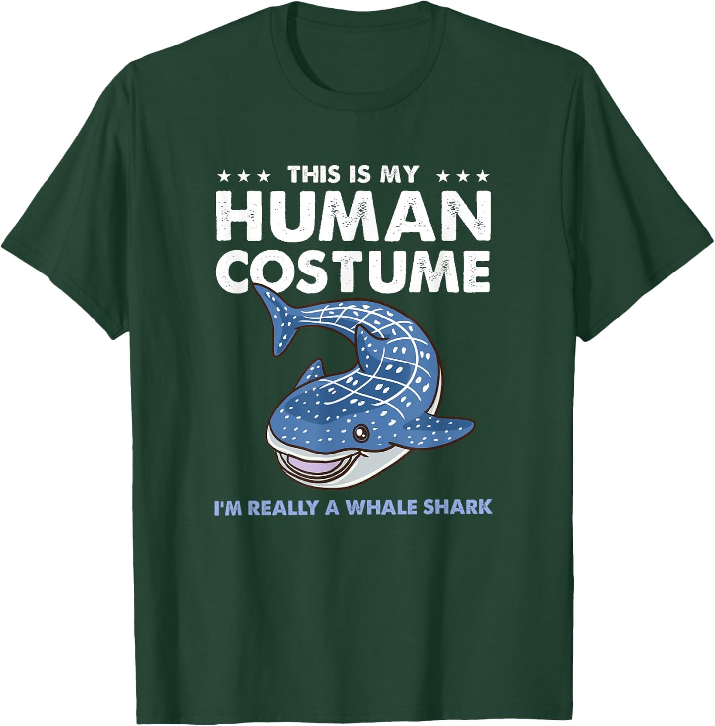 This Is My Human Costume Whale Shark T-Shirt - T-Shirt | Forest