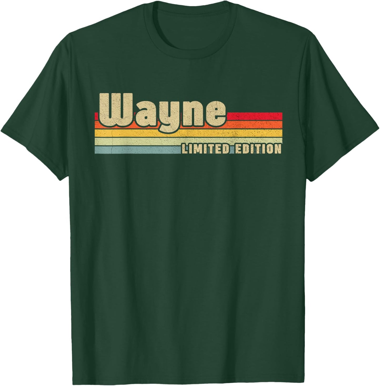 Wayne Gift Name Personalized Birthday Funny Christmas T-Shirt - T-Shirt | Forest