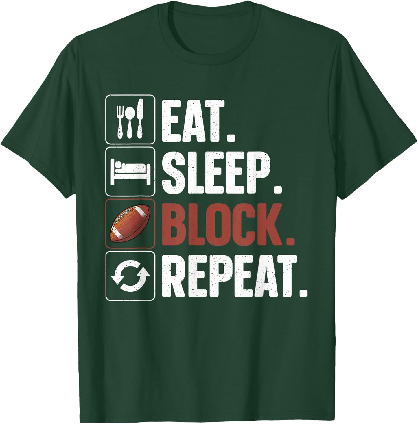 Lineman Art Women Football Player Offensive Lineman T-Shirt - T-Shirt | Forest