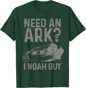 Need An Ark I Noah Guy Funny Christian Pastor Bible Jesus T-Shirt - T-Shirt | Forest