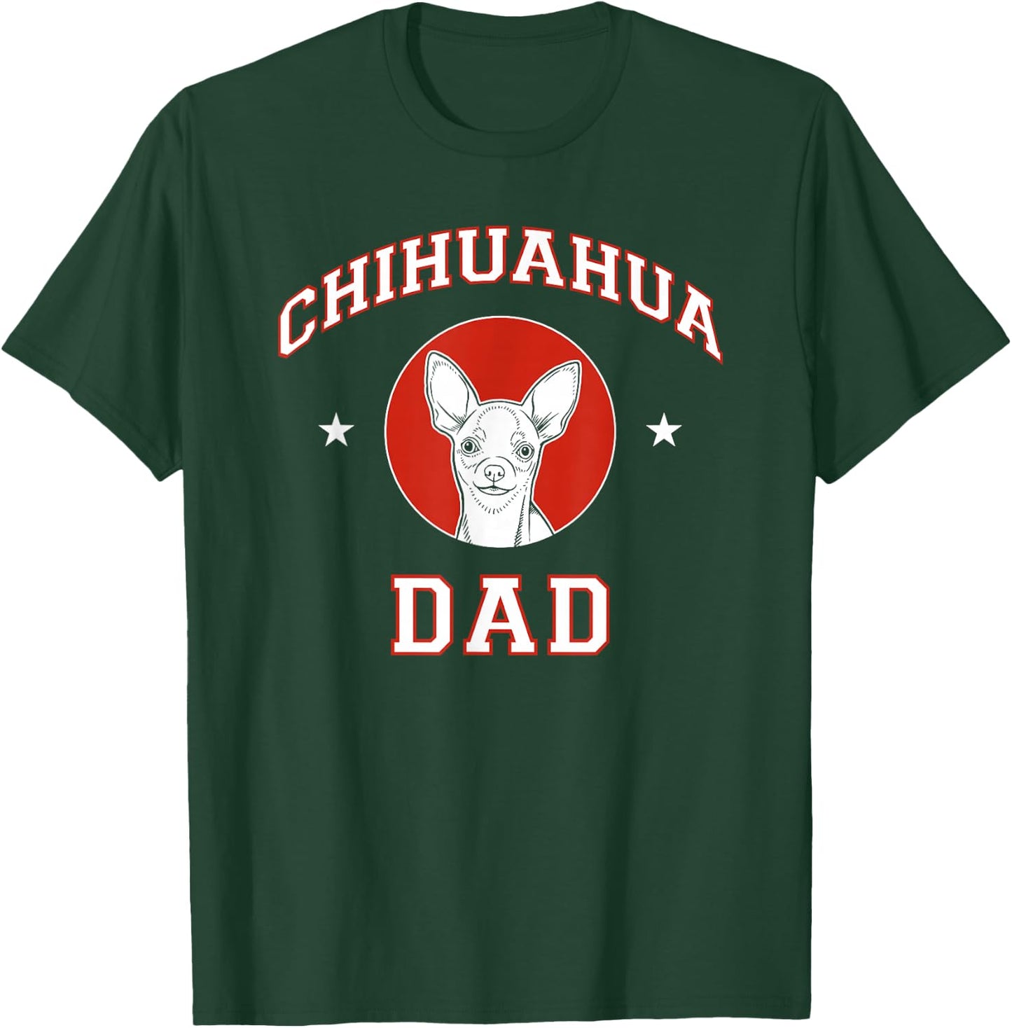 Chihuahua Dad Dog Father Women Girls Kids T-Shirt - T-Shirt | Forest