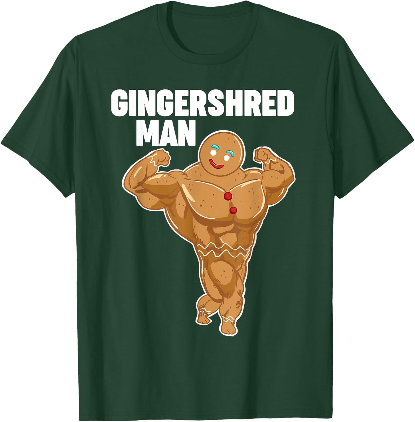 Gingershred man funny Gingerbread man T-Shirt - T-Shirt | Forest