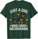 Funny Dachshund Design For Girls Women Kids Wiener Dog Lover T-Shirt - T-Shirt | Forest