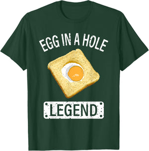 Egg In A Hole Funny Cooking Quotes T-Shirt - T-Shirt | Forest