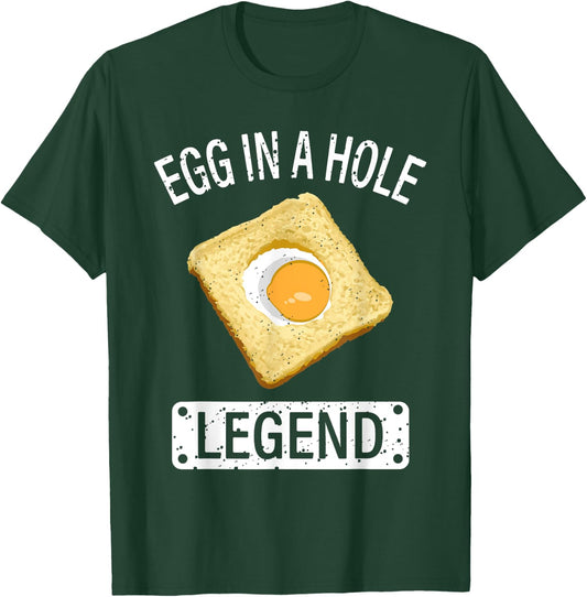 Egg In A Hole Funny Cooking Quotes T-Shirt - T-Shirt | Forest