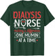 Registered Dialysis Nurse Kidney Technician Quote - -Adults, Black, Small, Short Sleeve, Modern, Lace, Work, Nurse, Dialysis Nurse T-Shirt - T-Shirt | Forest