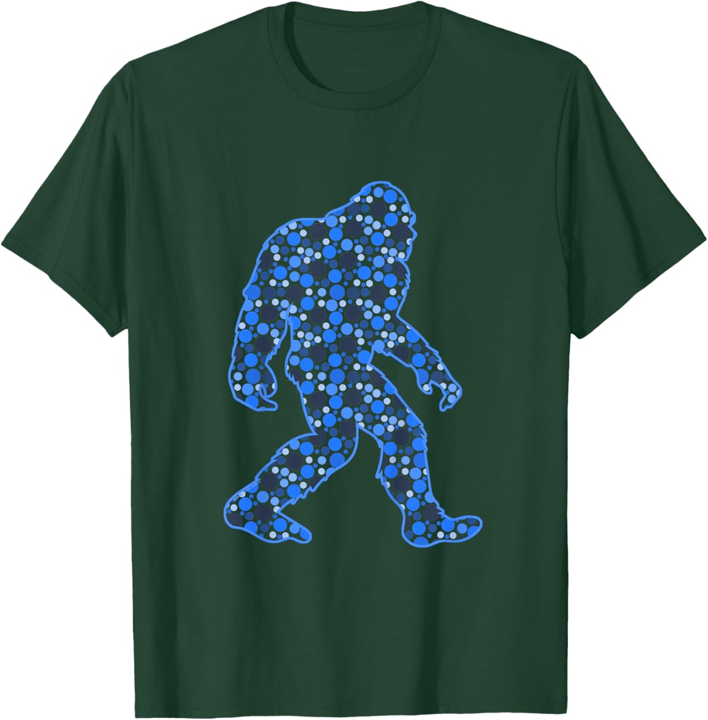 Kids Dot Day Polka Dot Bigfoot International Dot Day T-Shirt - T-Shirt | Forest