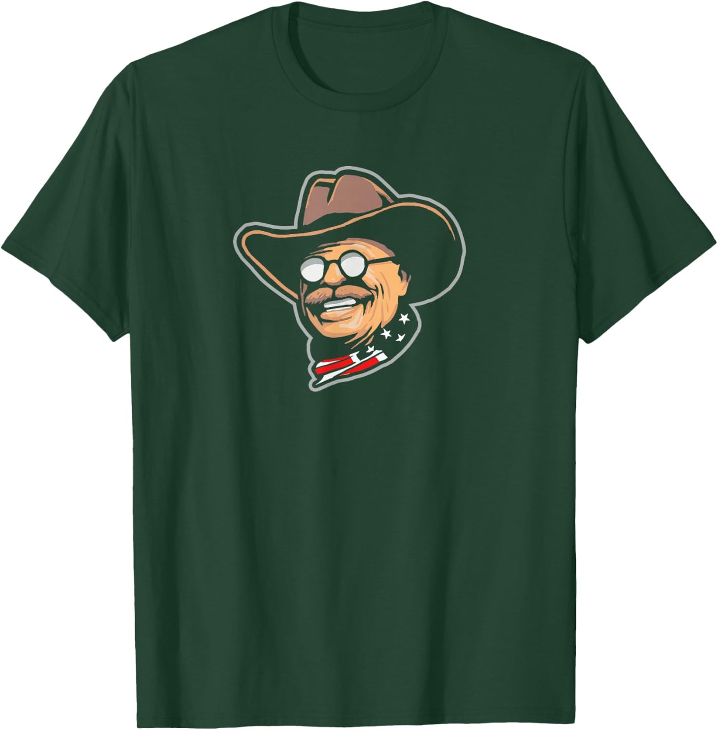 Teddy Roosevelt Rough Rider American National Parks Retro T-Shirt - T-Shirt | Forest