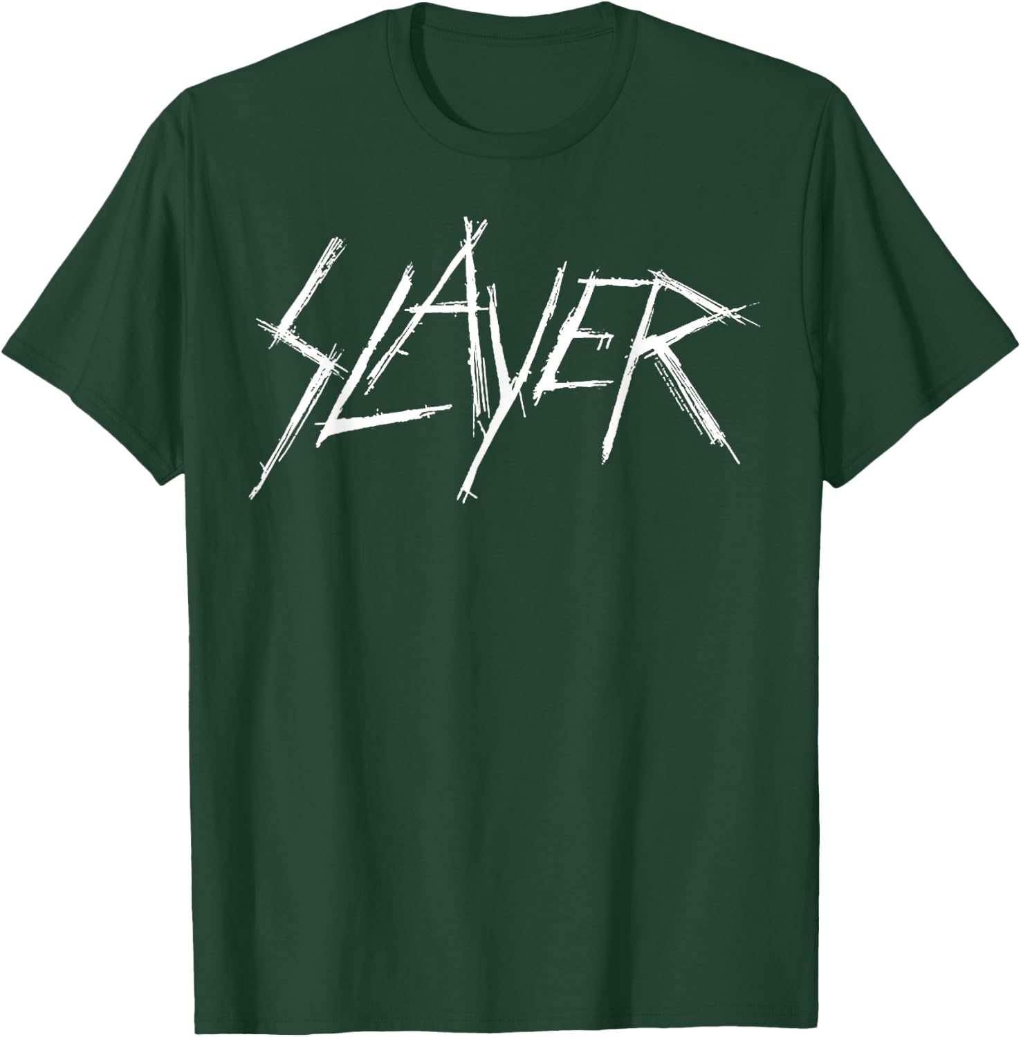 Slayer – Scratchy Logo T-Shirt - T-Shirt | Forest