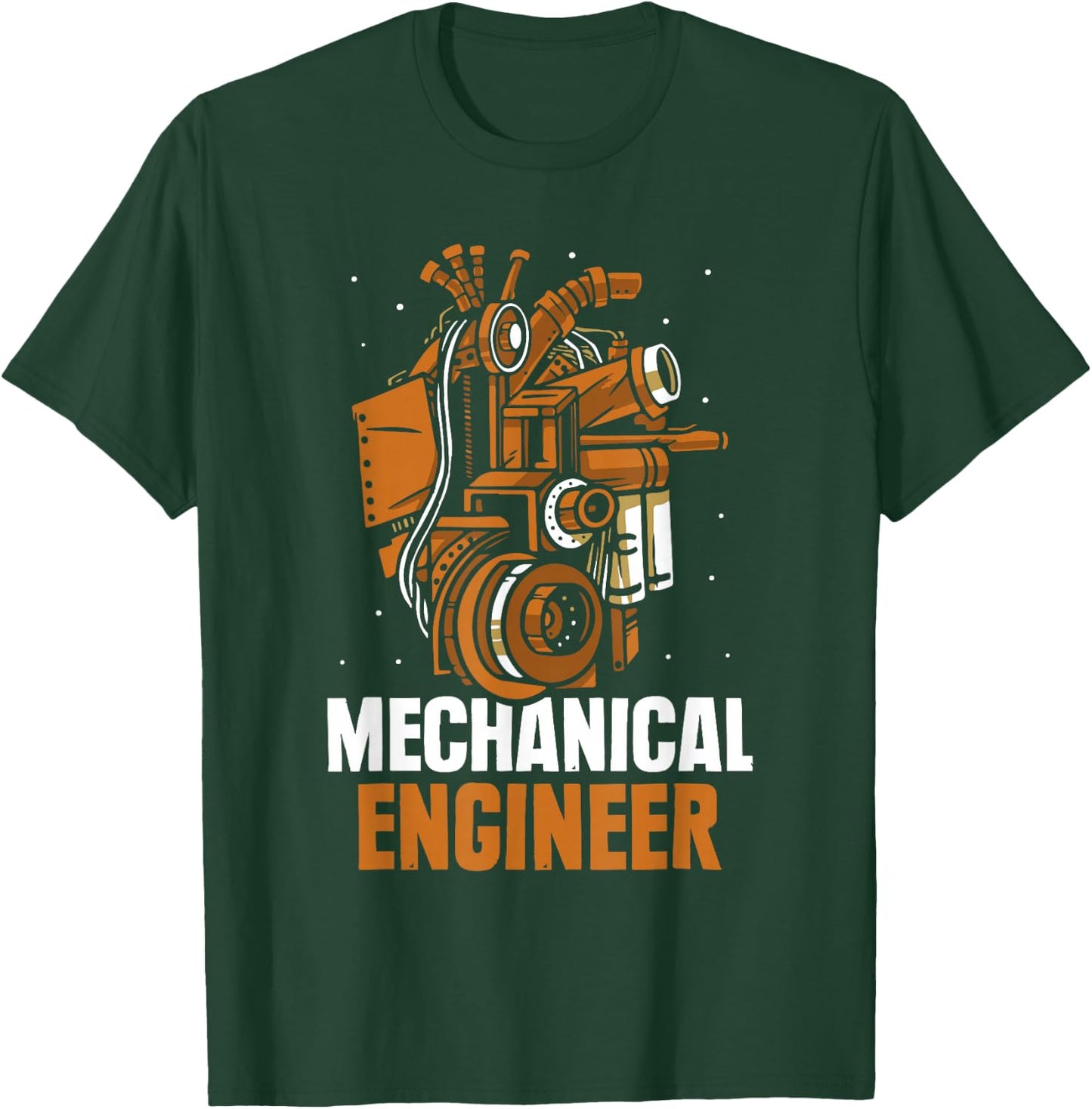 Mechanical Engineer Student Mechanical Engineering Machine Construction T-Shirt - T-Shirt | Forest