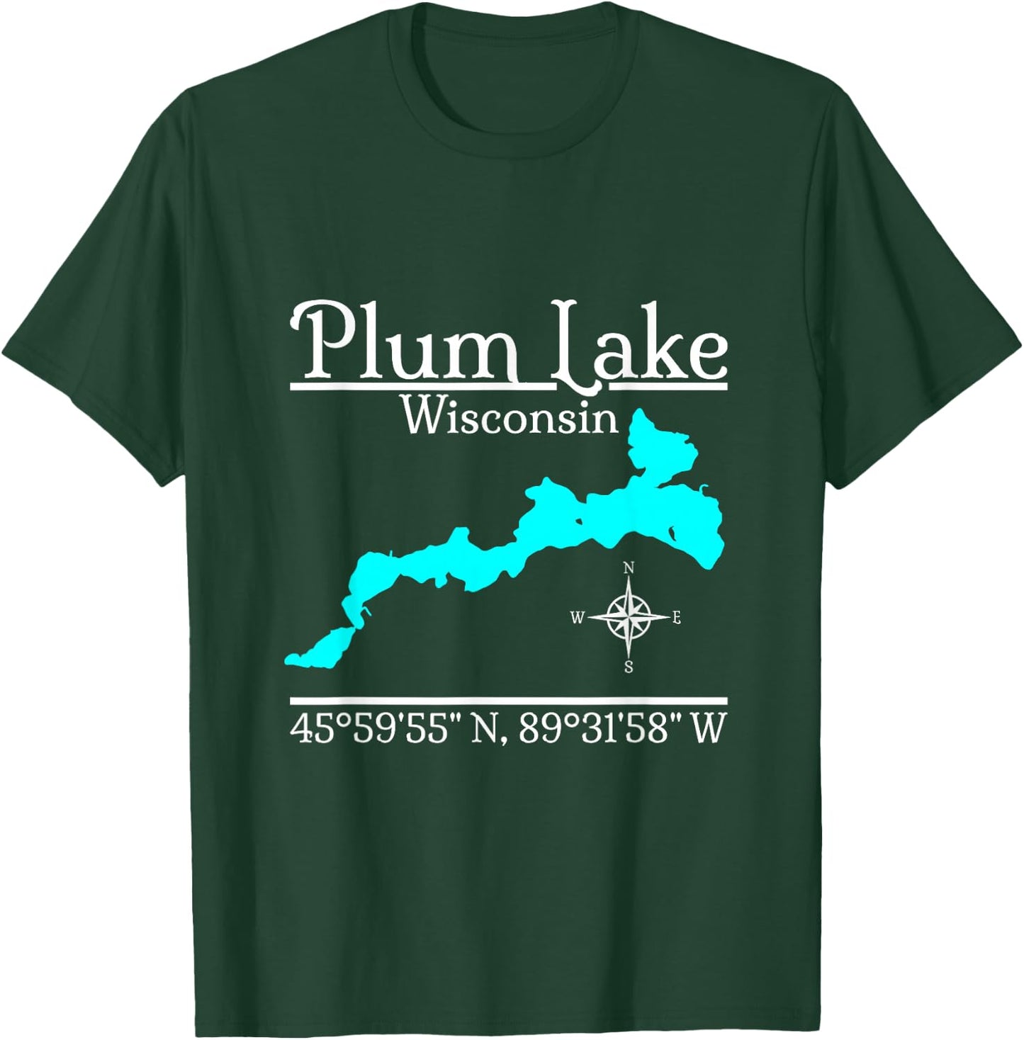 Plum Lake, Wisconsin T-Shirt - T-Shirt | Forest
