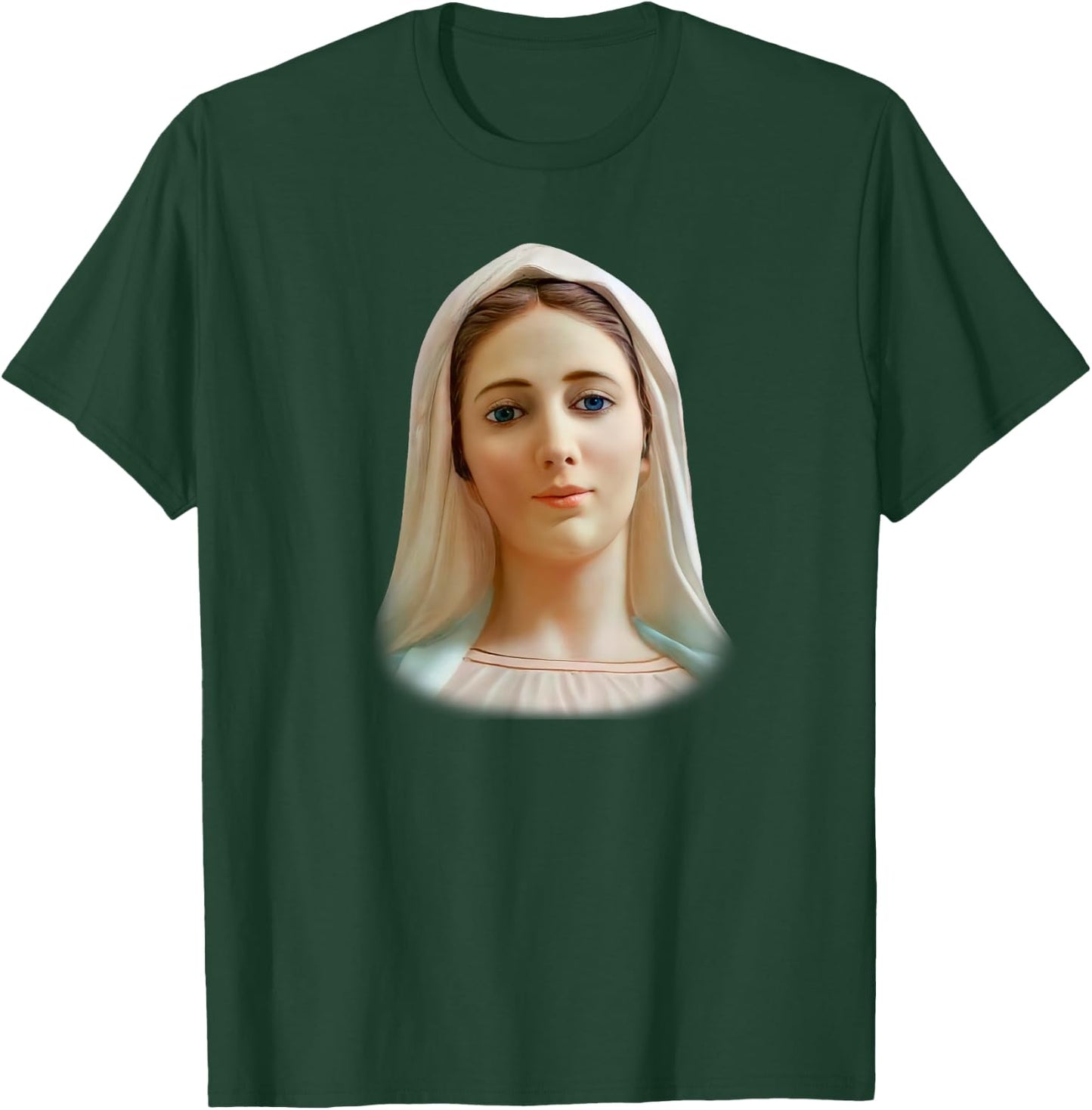 Medjugorje Our Lady Queen of Peace Gospa T-Shirt - T-Shirt | Forest