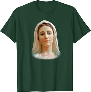 Medjugorje Our Lady Queen of Peace Gospa T-Shirt - T-Shirt | Forest