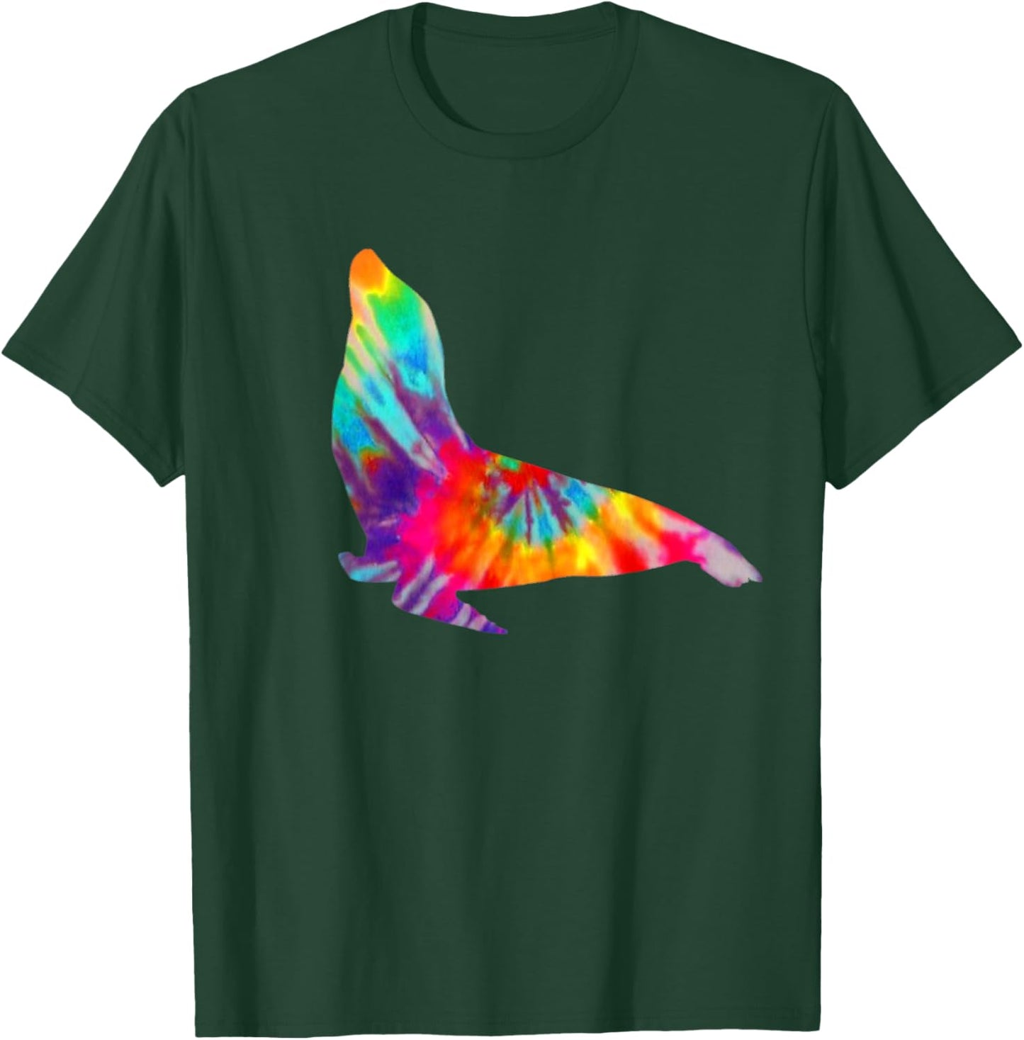 Sea Lion Seal Tie Dye Vintage T-Shirt - T-Shirt | Forest
