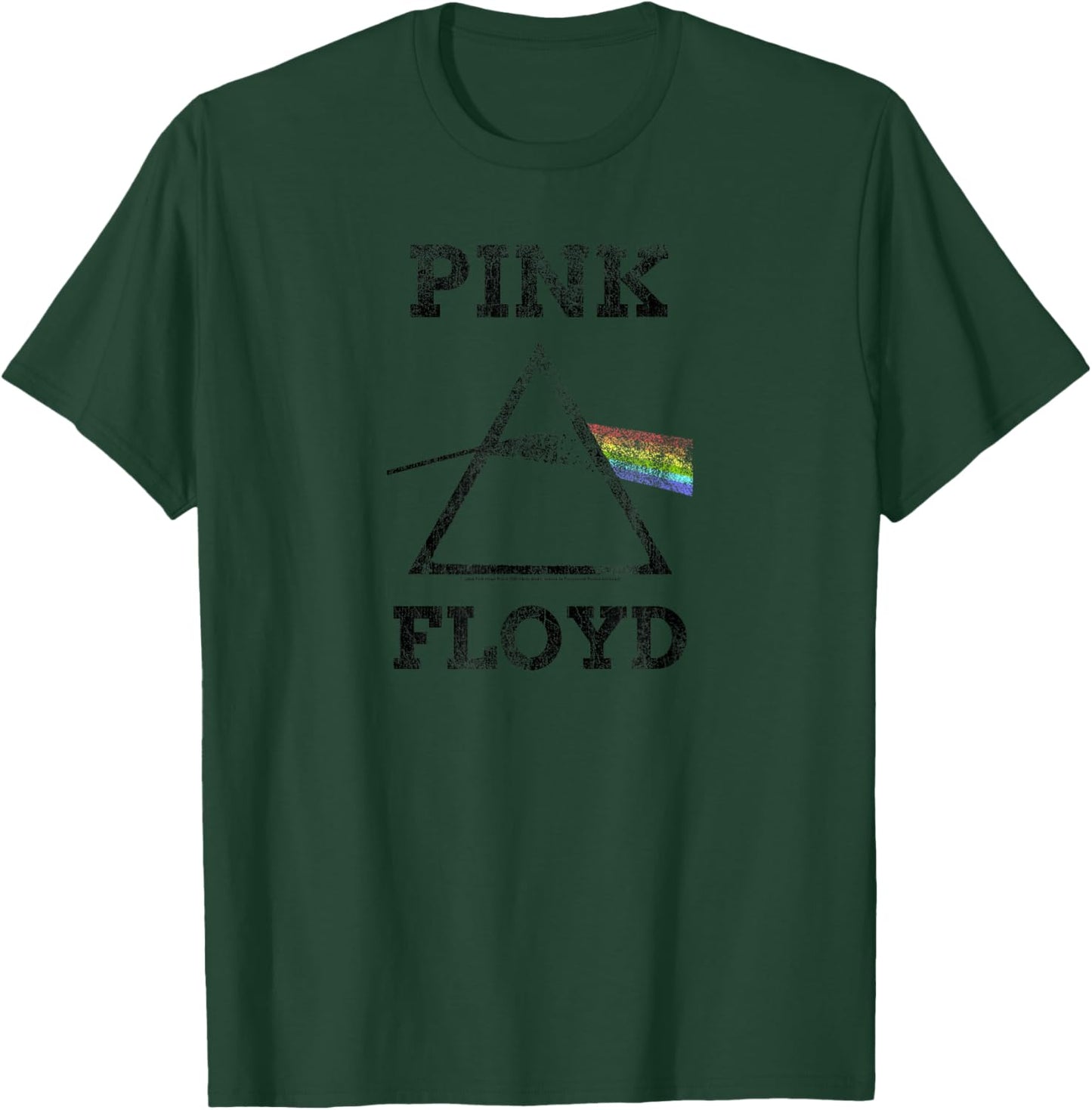 Pink Floyd Dark Side of the Moon Distressed T-Shirt - T-Shirt | Forest